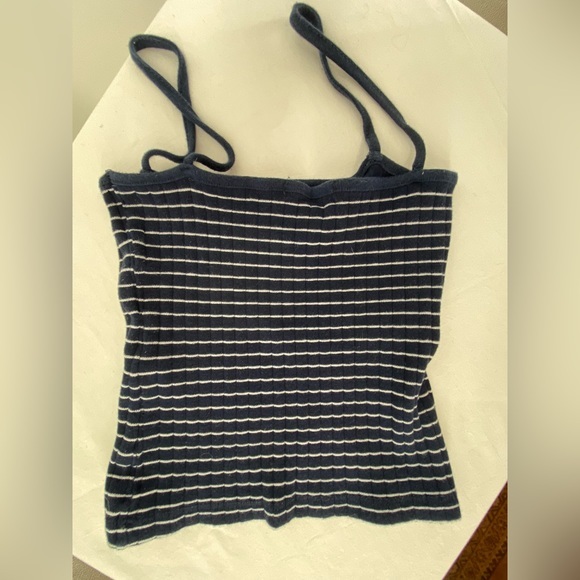 Brandy Melville,‎ 3 crop top tanks. pink, Grey, Blue + White. All One size - Picture 12 of 12